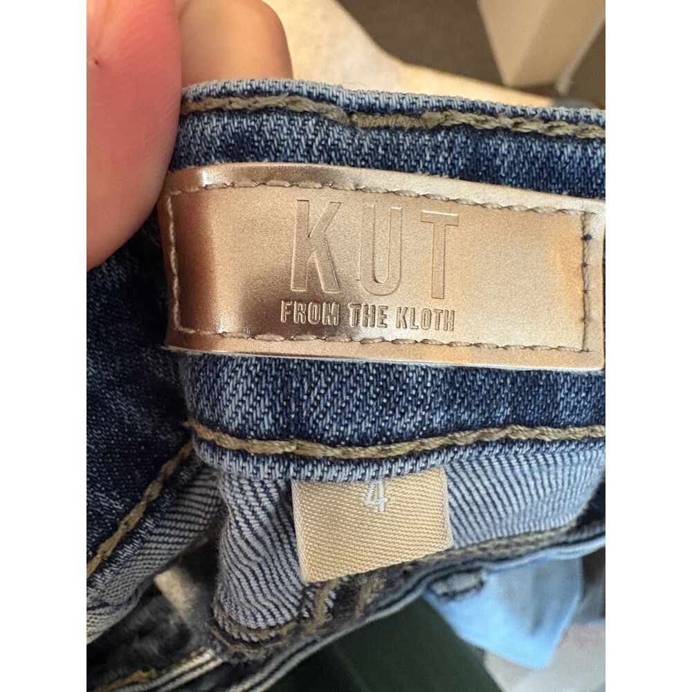 KUT from the Kloth Maya High Rise Fab Ab Wide Leg Jeans - Picture 5 of 7